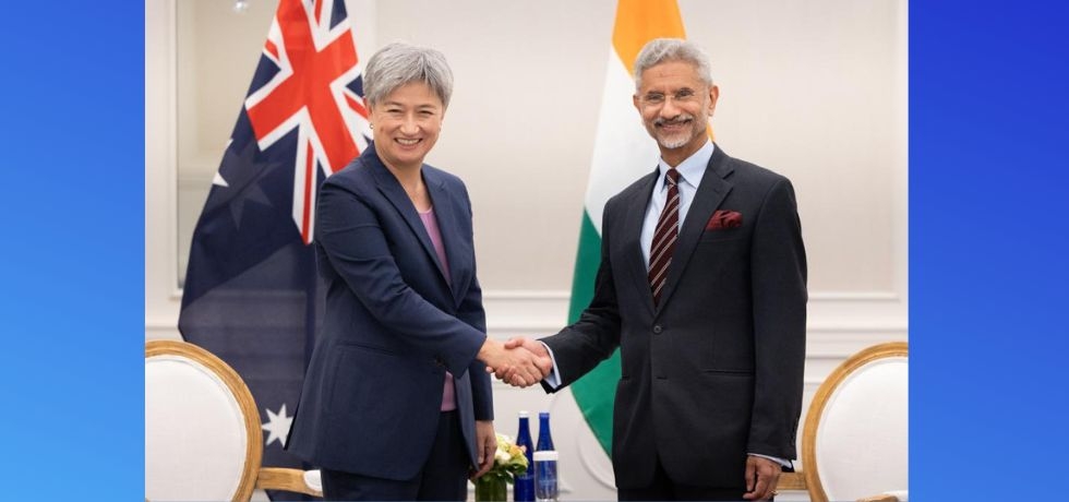 External Affairs Minister, Dr. S. Jaishankar met Foreign Minister of Australia, H.E. Ms. Penny Wong on the sidelines of 78th Session of the United Nations General Assembly in New York